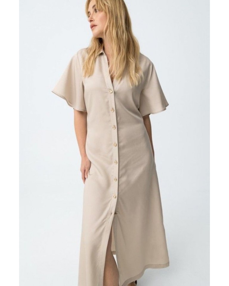 VESTIDO BEIGE MOPA TIFFOSI