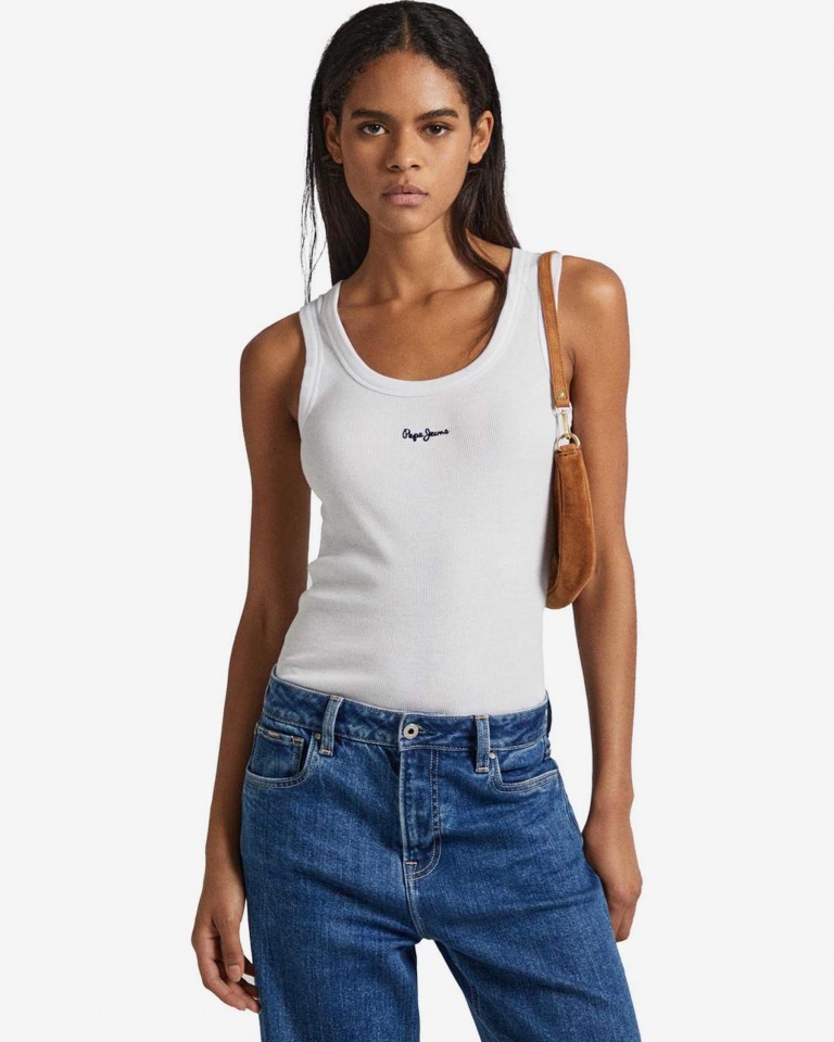 CAMISETA BLANCA BRENDA PEPE...