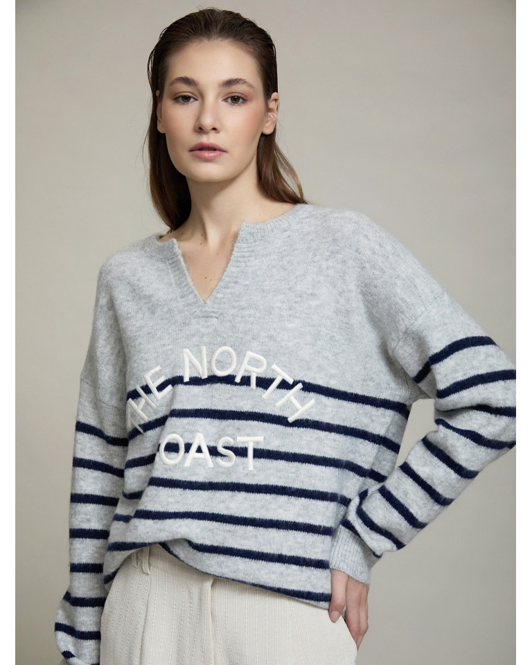 JERSEY GRIS  BORDADO SKATIE