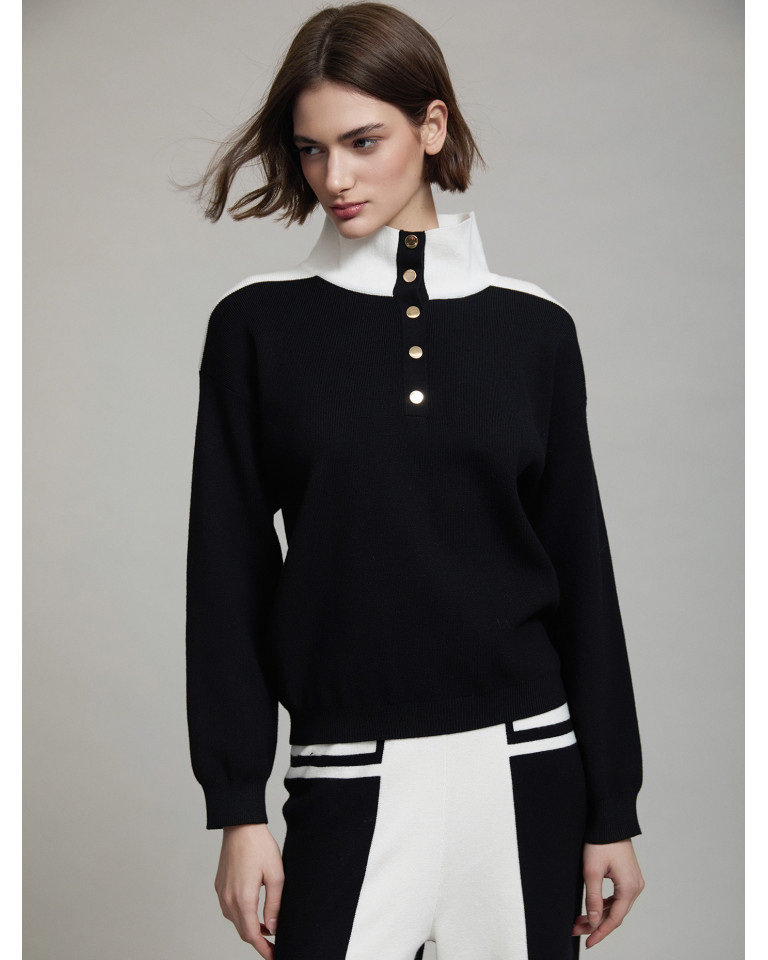 JERSEY BICOLOR SNAPS...