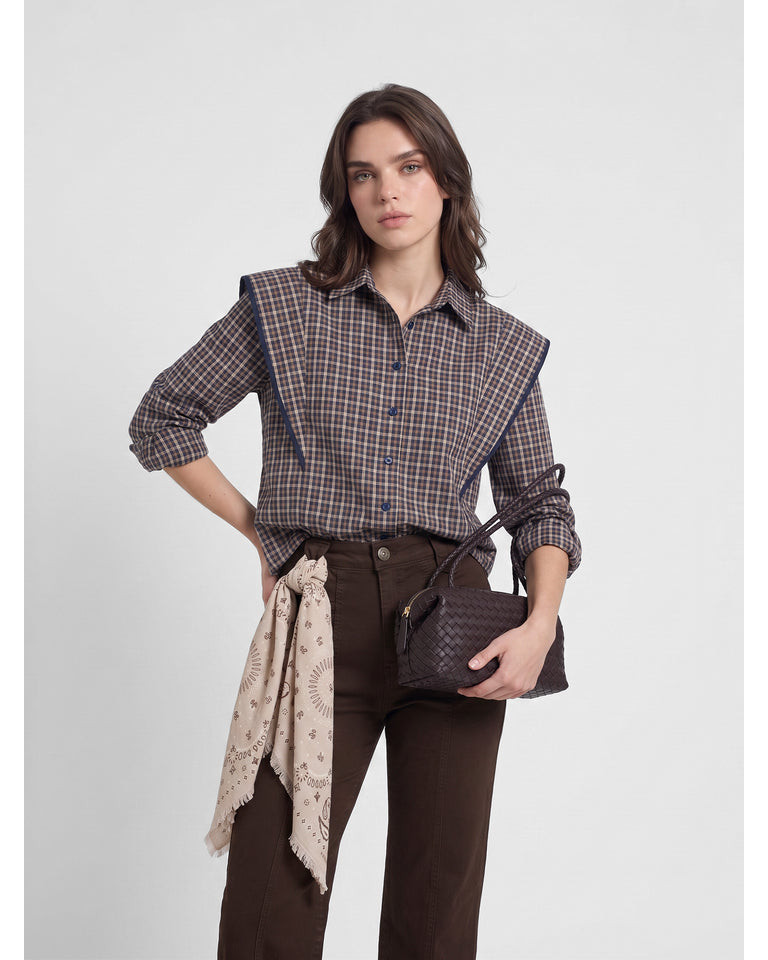 CAMISA ESTRUCTURADA CUADROS...