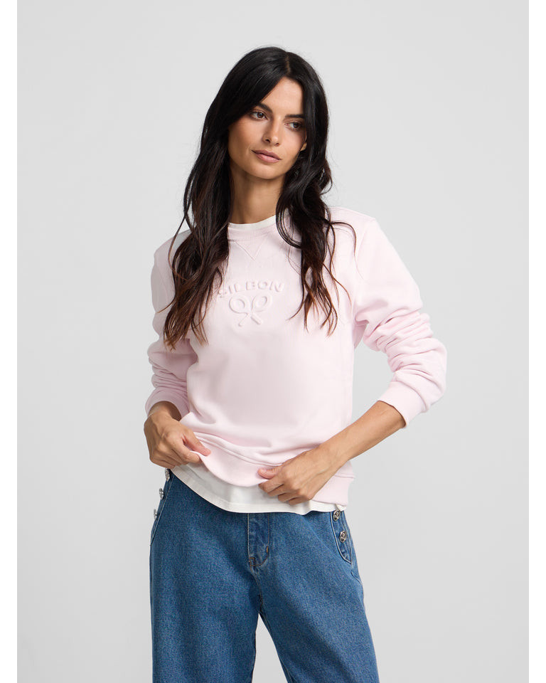 SUDADERA ROSA CLASICA SILBON